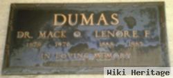 Dr Mack O Dumas