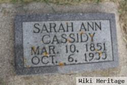 Sarah Ann Cassidy