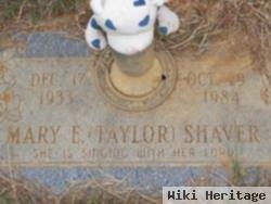 Mary E. Taylor Shaver