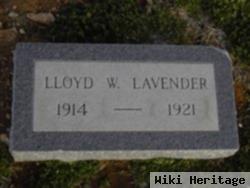 Lloyd W. Lavender