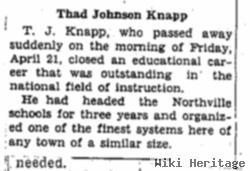 Thad Johnson Knapp