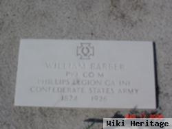 William "billie" Barber