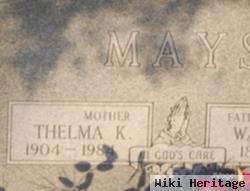 Thelma Kay Kerley Mays