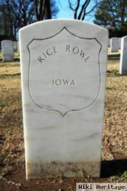 Rice Rowe