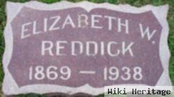 Elizabeth W. "lizzie" Reddick