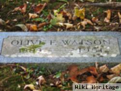 Olive F. Watson