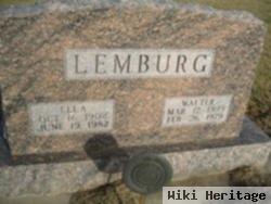 Walter E Lemburg