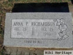 Anna P Richardson
