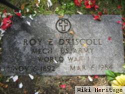 Roy E Driscoll