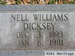 Nellie F Williams Dicksey