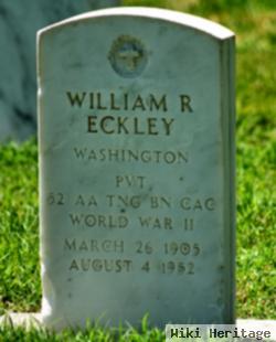 Pvt William Richard Eckley