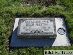 Geraldine Faye Preston