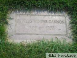 Phyllis Rose Winder Cannon, I