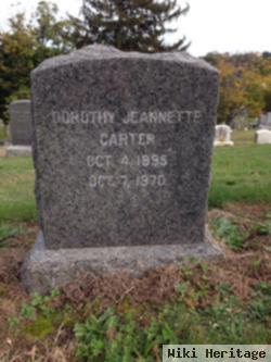 Dorothy Jeanette Carter