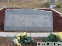 E. F. "bud" Williams