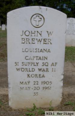 Capt John Walter Brewer