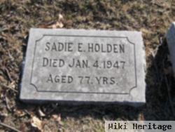 Sarah E. "sadie" Tanner Holden