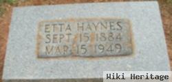 Etta Haynes