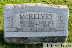 Mary A. E. Mckelvey