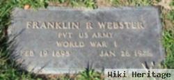 Dr Franklin R Webster