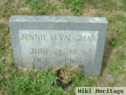 Jennie Mary Gunter Vaughan