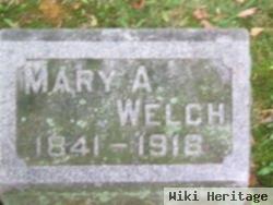 Mary A Whitbeck Welch