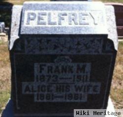 Francis M "frank" Pelfrey