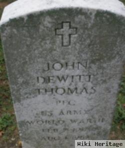 John Dewitt Thomas