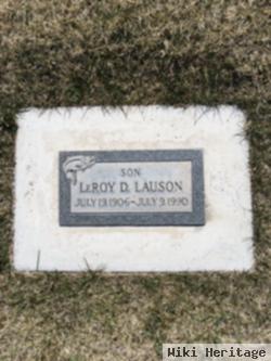 Leroy D Lauson