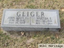 Martha Elizabeth Bennett Geiger