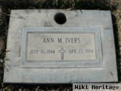 Ann M Ivers