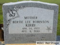 Bertie Lee Robinson Kirby