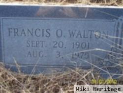 Francis O Walton