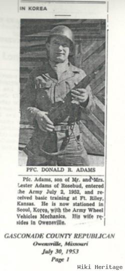 Donald Raymond Adams