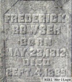 Frederick Bowser