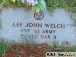 Lee John Welch