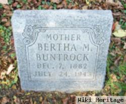 Bertha M Buntrock