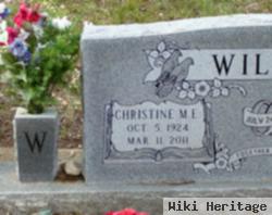 Christine Maria Elisabeth "christel" Boden Wilson