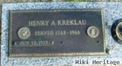 Henry A Kreklau