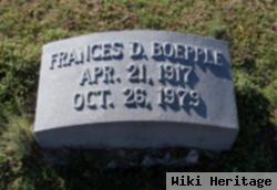 Frances "fannie" Daniel Boepple