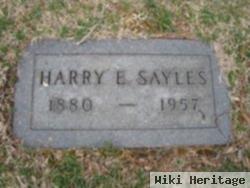 Harry Edward Sayles