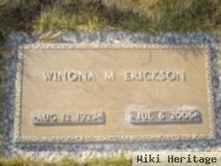 Winona M Erickson