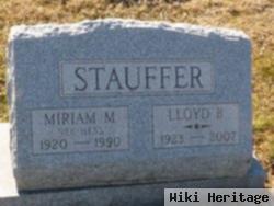 Miriam M. Hess Stauffer