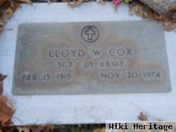 Lloyd W Cox