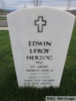 Pfc Edwin Leroy Herzog