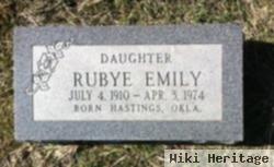 Rubye Emily Burdick