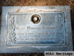 Alice Werhane Boucher