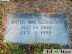 Martha Mae "mattie Mae" Thaggard Ellington