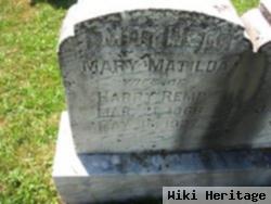 Mary Matilda Steffe Remp