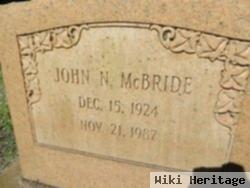 John N Mcbride